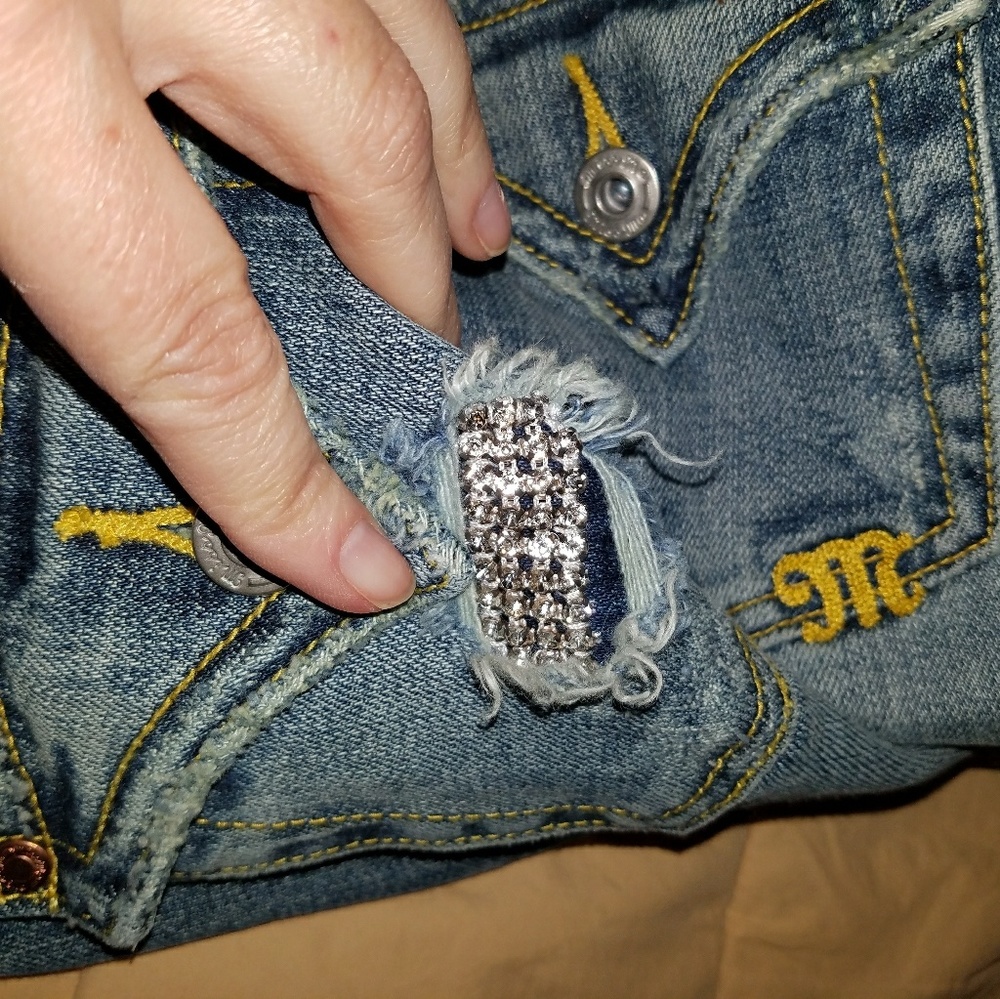 Miss Me Lucille Rhinestone Jeans Mint Condition